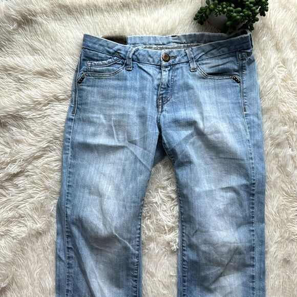 Mango Collection Light Wash Denim Bootcut Jeans Size 6 - Picture 4 of 7